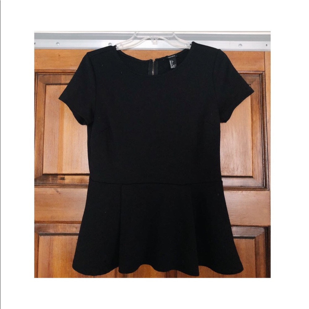 Black Peplum